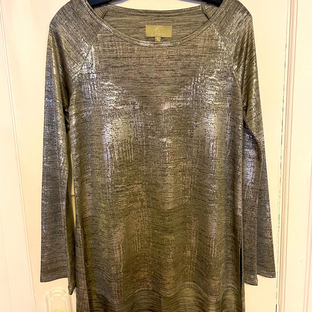 Joan Vass New York shimmer top